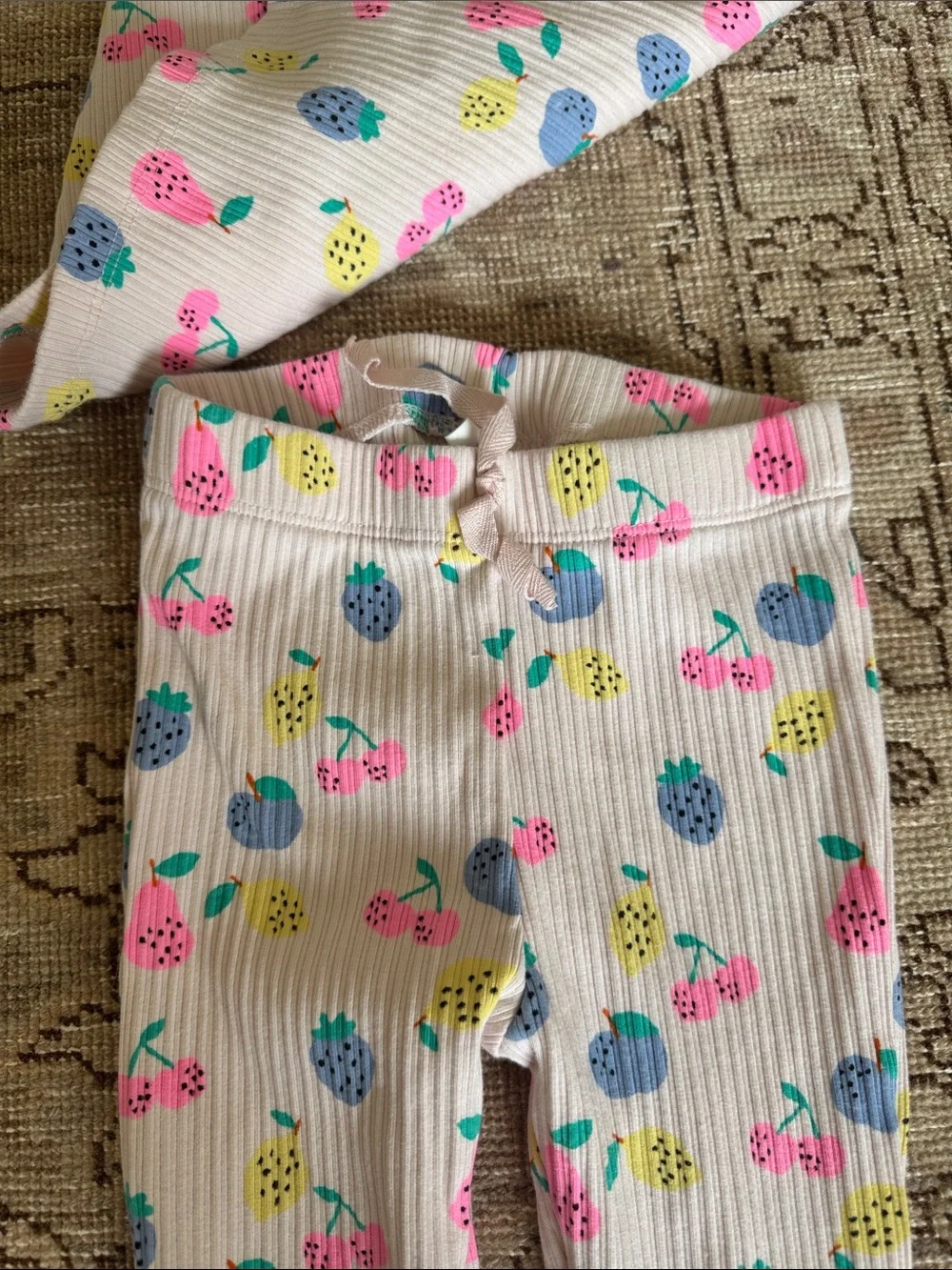 Zara Kids Pink Strawberry-Print Matching Set, Size 6